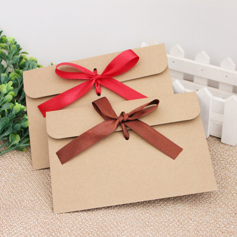 10Pcs Retro Kraft Envelope Bag - Letter Envelope Kraft ulasan dan harga