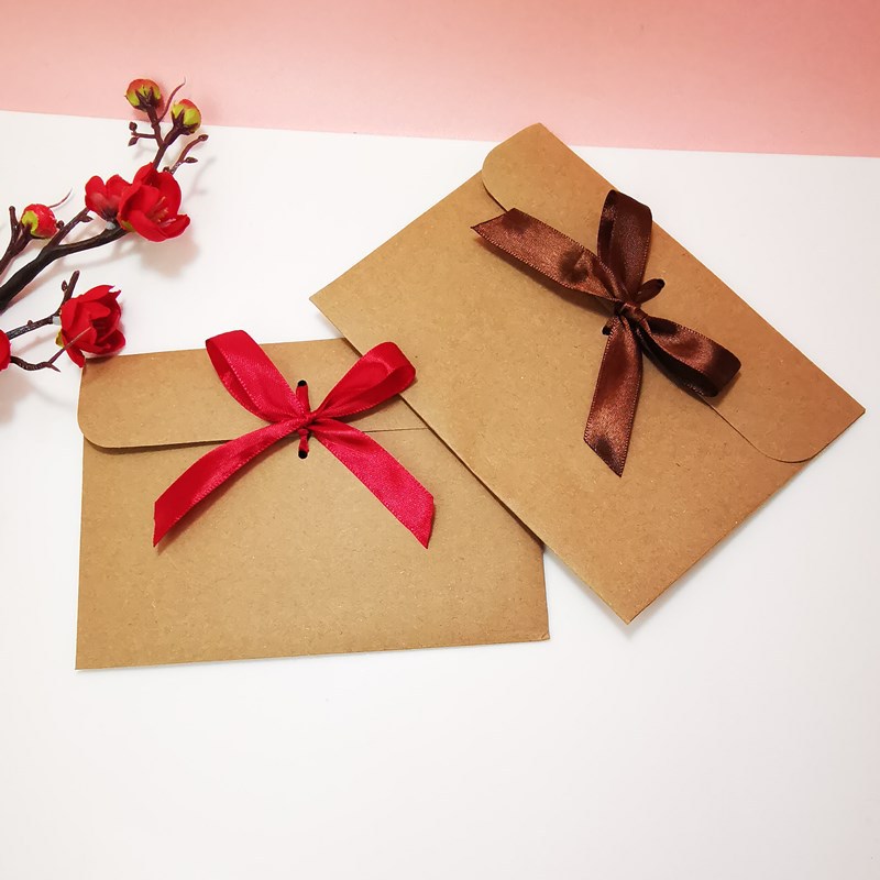 10Pcs Retro Kraft Envelope Bag - Letter Envelope Kraft ulasan dan harga