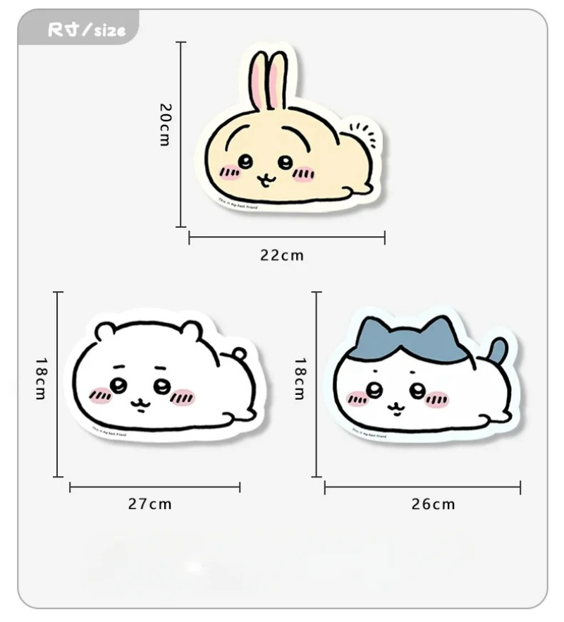 Chiikawa Cartoon Jiyi Usagi Ha - Supply Of Office Stationery ulasan dan harga