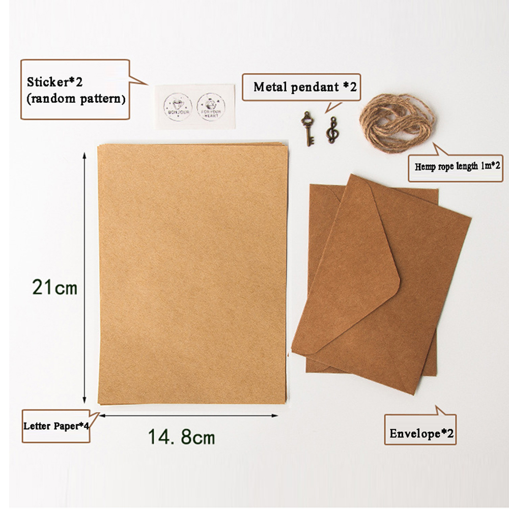 European Style Invitation Enve - Letter Envelope Kraft ulasan dan harga
