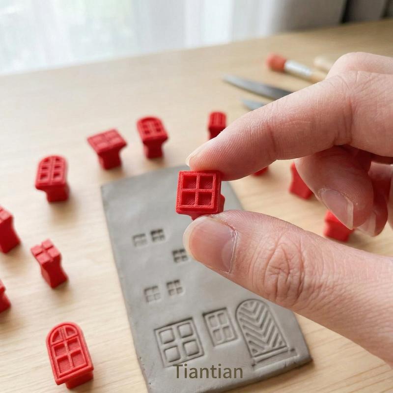 25pcs Plastic Clay Stamp & Mol - Wax Seal Stamp Kit ulasan dan harga