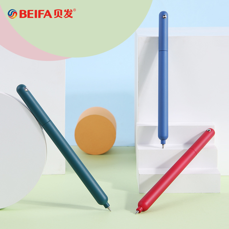 BeiFa Simple Rotating Gel Pen  - Stationery Supplies Business ulasan dan harga