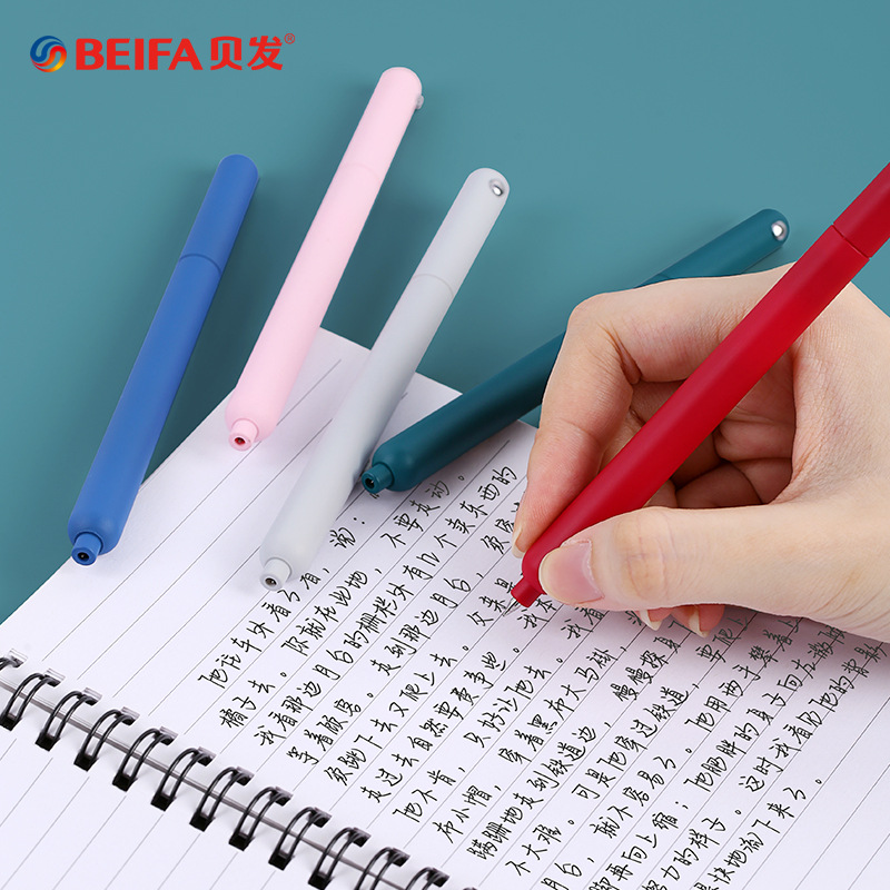 BeiFa Simple Rotating Gel Pen  - Stationery Supplies Business ulasan dan harga