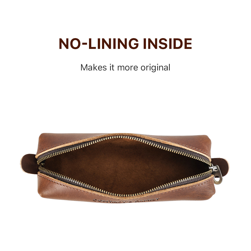 Retro Leather Pencil Case High - Stationery Supplies Business ulasan dan harga