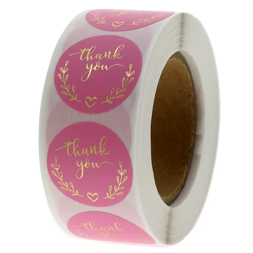 50-500pcs Thank You Sticker Pi - Stationery Supplies Business ulasan dan harga