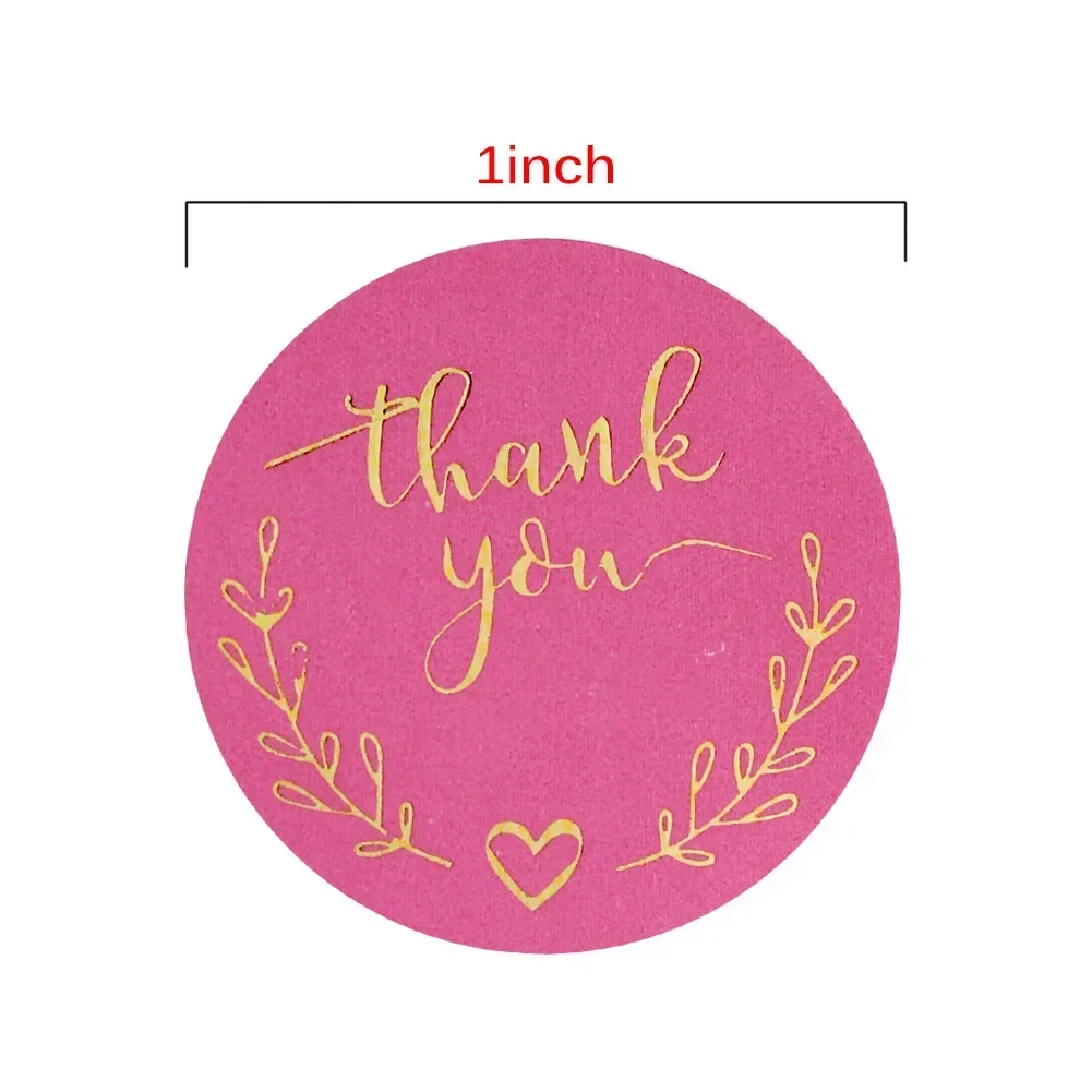50-500pcs Thank You Sticker Pi - Stationery Supplies Business ulasan dan harga