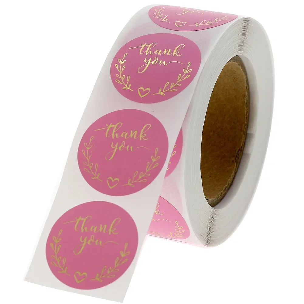 50-500pcs Thank You Sticker Pi - Stationery Supplies Business ulasan dan harga