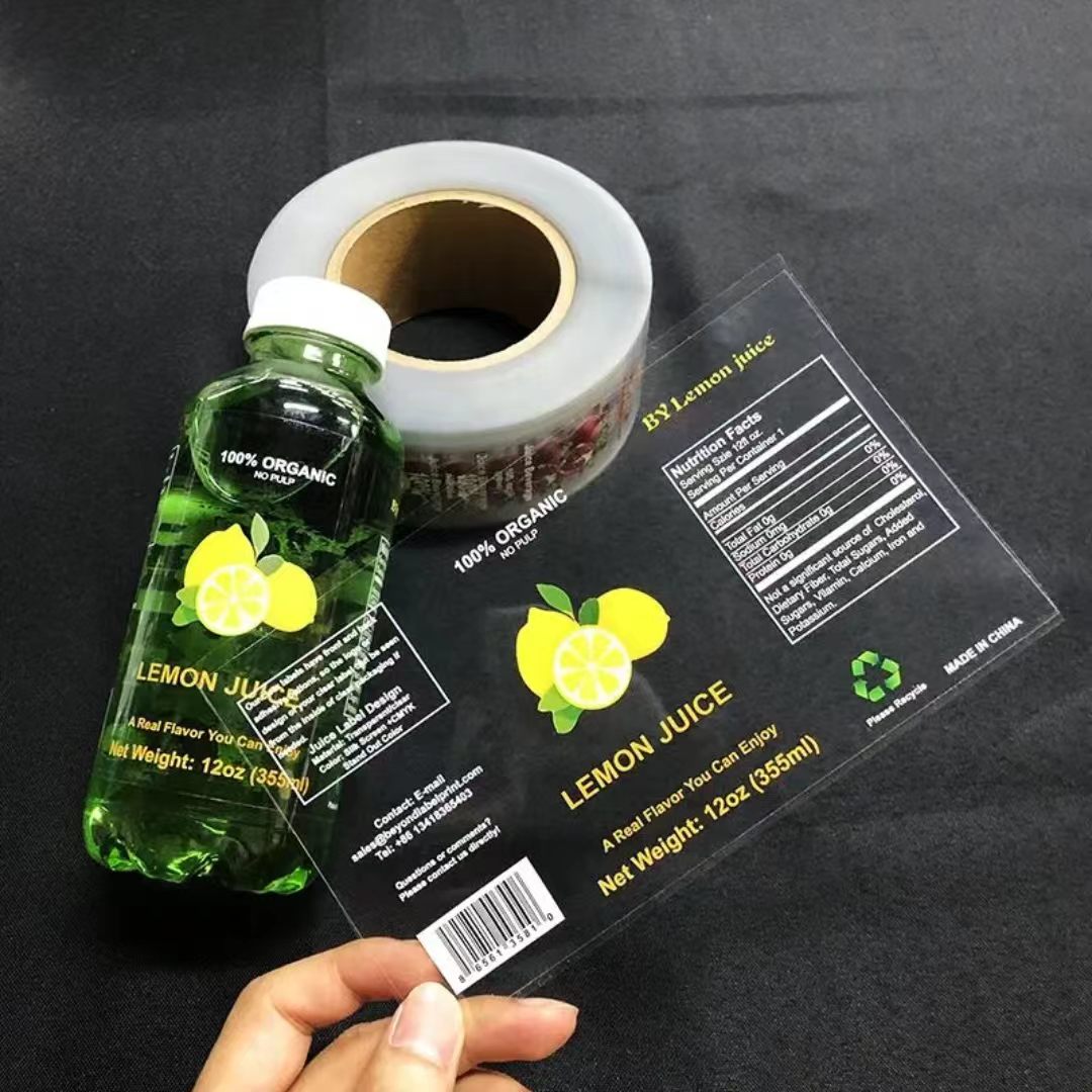 Custom Printed Transparent BOP - Sticker Label Roll ulasan dan harga