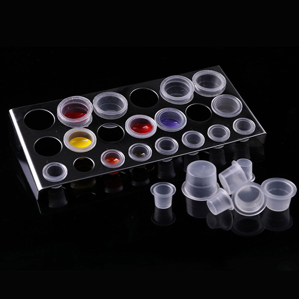 100pcs Transparent Tattoo Pigm - Calligraphy Ink Bottle ulasan dan harga