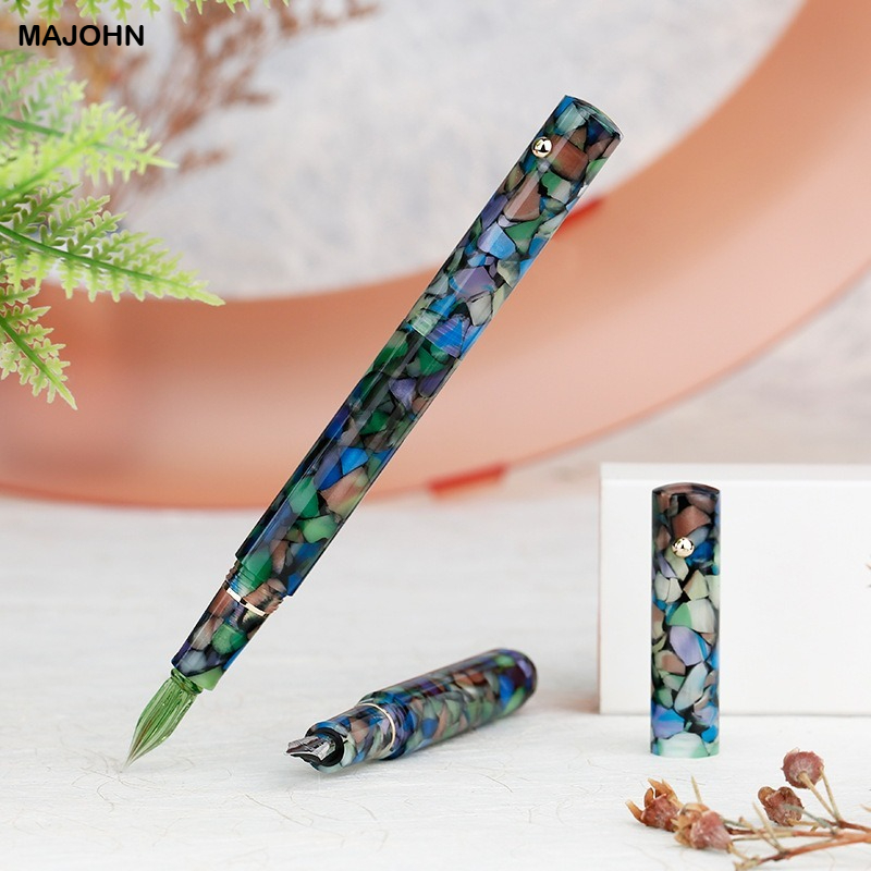 MAJOHN N8 Resin Glass Dip Pen  - Stationery Supplies Business ulasan dan harga