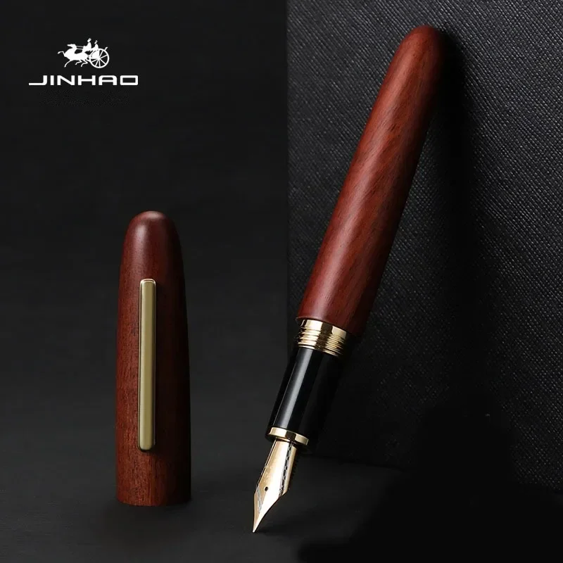 Jinhao 9056 Natural Wood Handm - Stationery Supplies Business ulasan dan harga