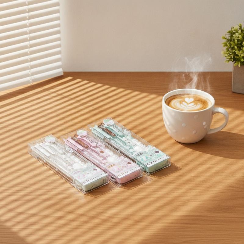 Strawberry Chocolate Series 0. - Gel Ink Pen Set ulasan dan harga
