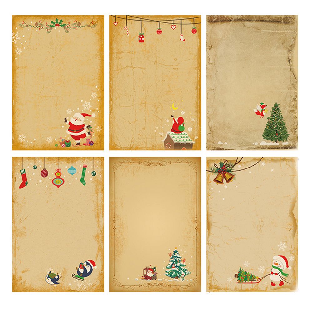 DIY Vintage Santa Claus Gift I - Letter Envelope Kraft ulasan dan harga