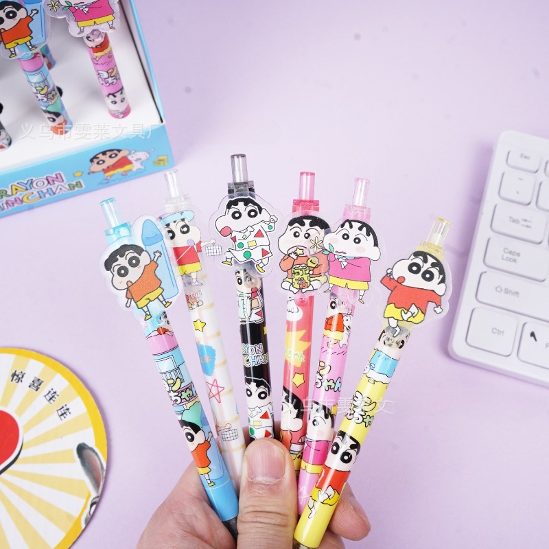 48pcs/box Crayon Shinchan Poin - Supply Of Office Stationery ulasan dan harga