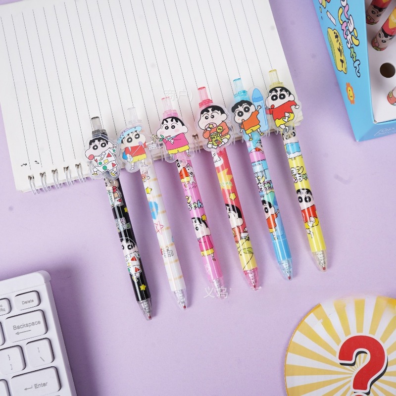 48pcs/box Crayon Shinchan Poin - Supply Of Office Stationery ulasan dan harga