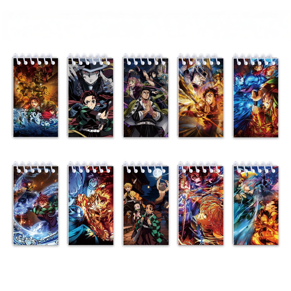 10PCS Demon Slayer Notepads. S - Supply Of Office Stationery ulasan dan harga