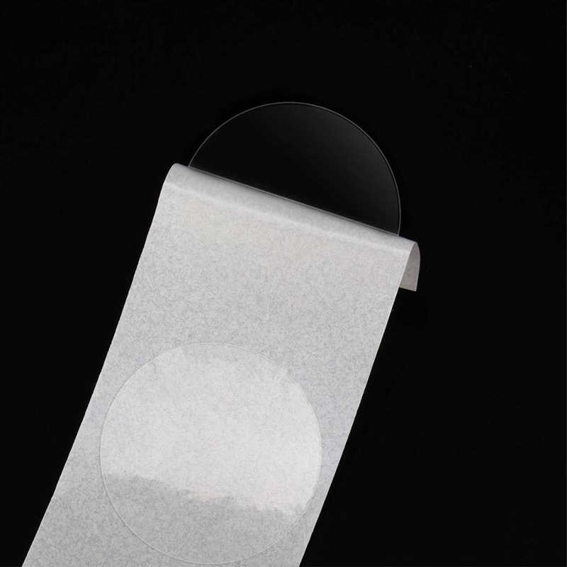 Transparent Circular Sticker S - Sticker Label Roll ulasan dan harga