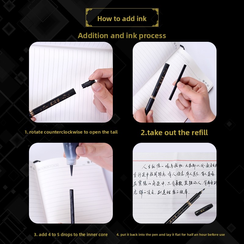 4PCS/SET Calligraphy Art Marke - Supply Of Office Stationery ulasan dan harga