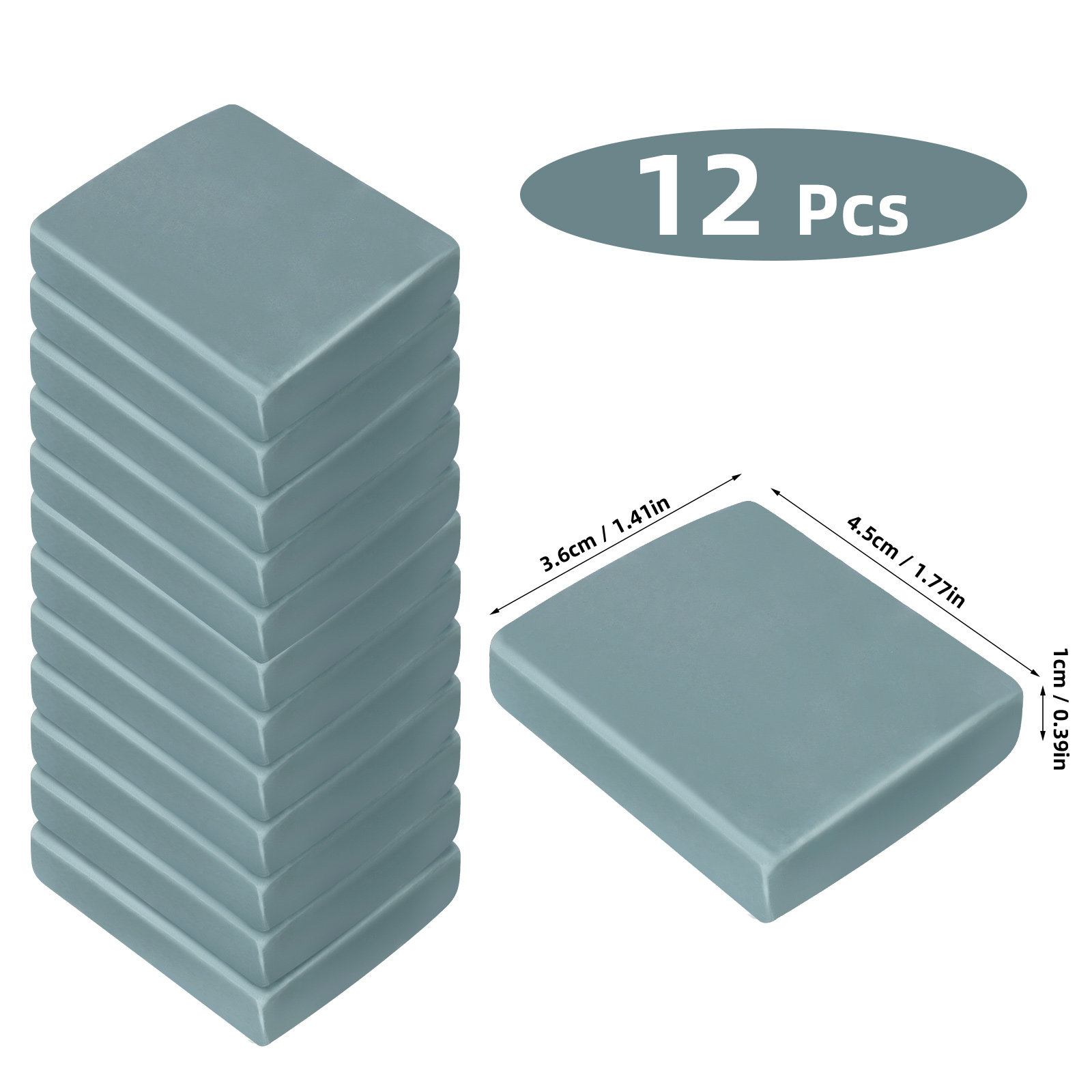 12Pcs Art Erasers for Drawing  - Rubber Eraser Kneaded ulasan dan harga