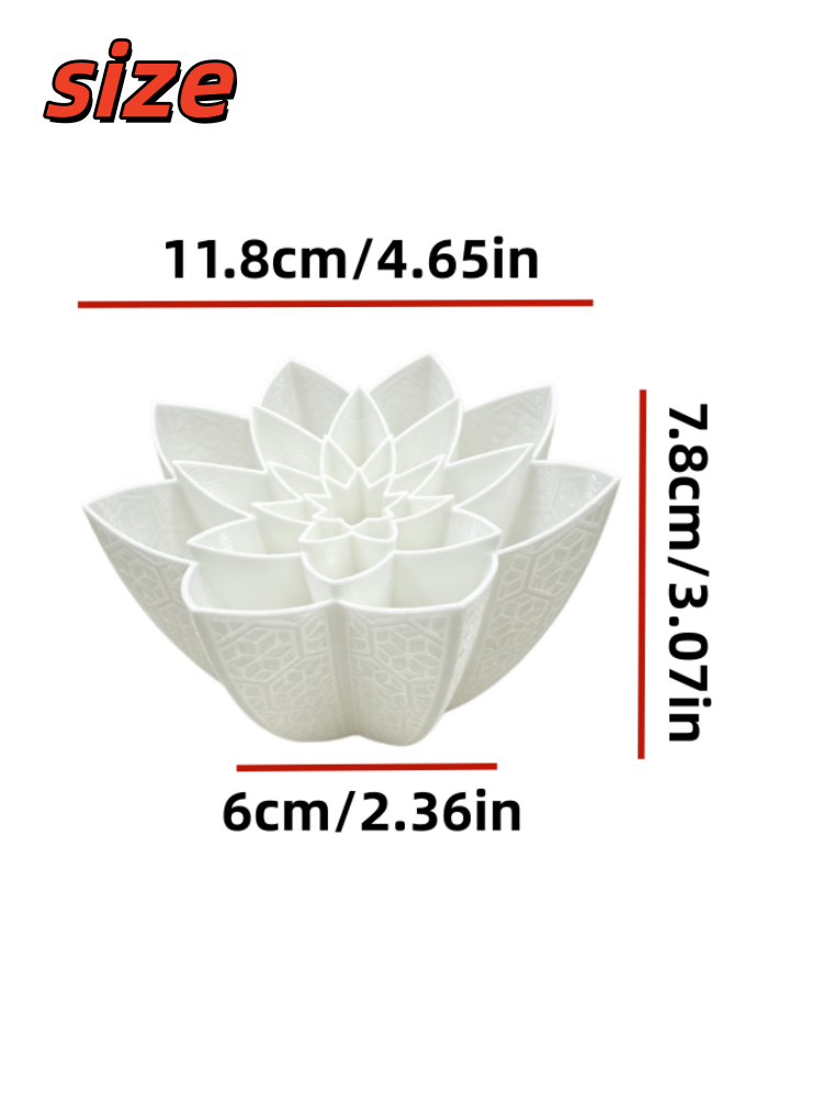 Floral Lotus Pen Holder Deskto - Stationery And Office Supply Stores ulasan dan harga
