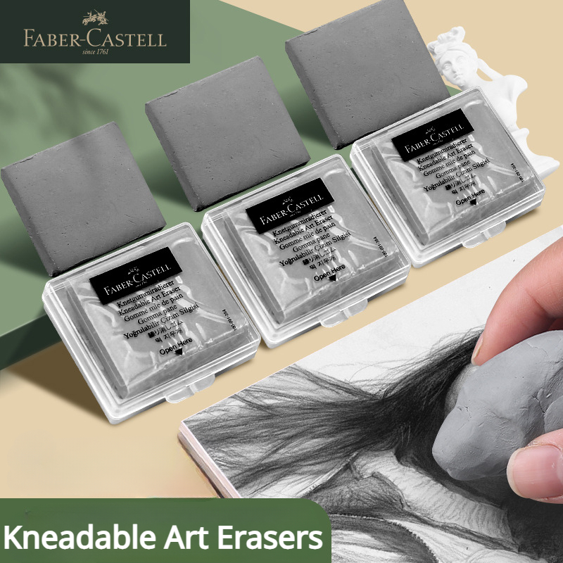 1/2/3/4 Pc Faber-Castell  Draw - Rubber Eraser Kneaded ulasan dan harga