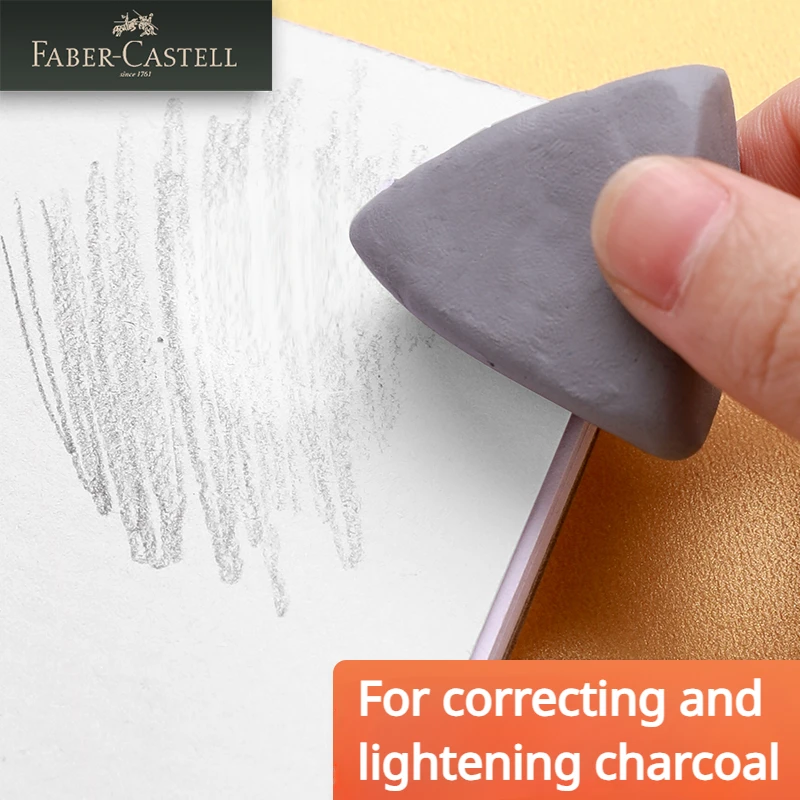 1/2/3/4 Pc Faber-Castell  Draw - Rubber Eraser Kneaded ulasan dan harga