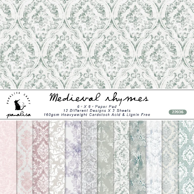 12 Sheet Baroque Pattern Scrap - Graph Paper Pad ulasan dan harga
