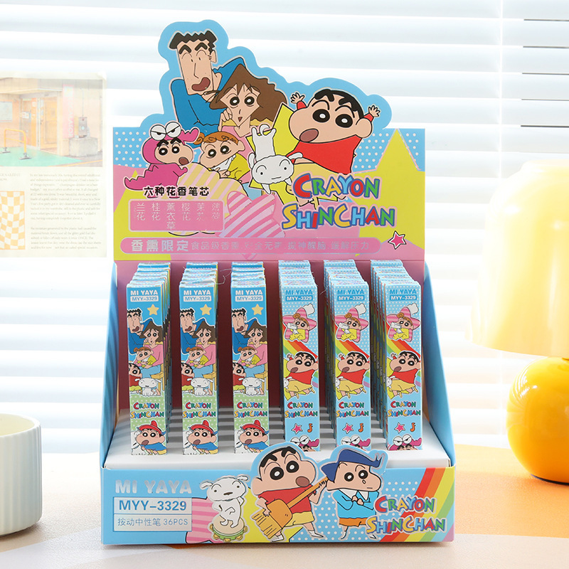 6Pcs Cartoon Crayon Shin-Chan  - Supply Of Office Stationery ulasan dan harga