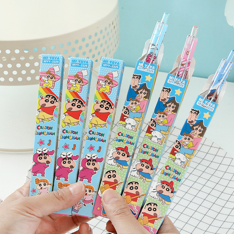 6Pcs Cartoon Crayon Shin-Chan  - Supply Of Office Stationery ulasan dan harga