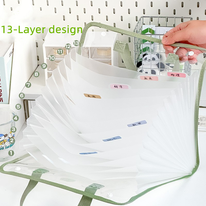 13-Layer A4 File Folder Storag - Supply Of Office Stationery ulasan dan harga