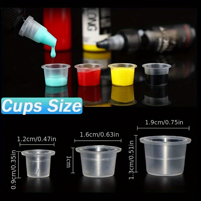 100/1000pcs Tattoo Large Mediu - Calligraphy Ink Bottle ulasan dan harga