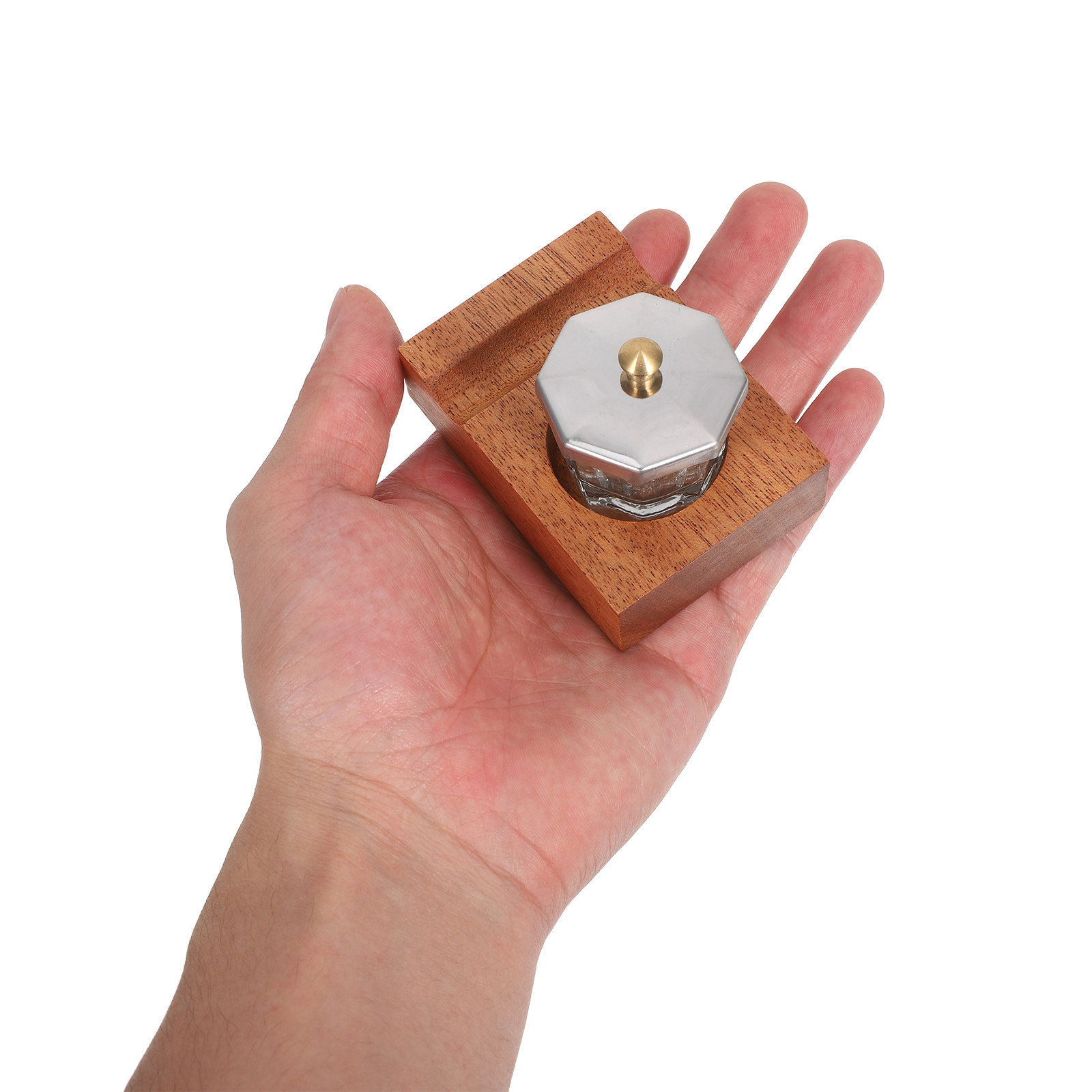 1Set Wooden Dip Pen Stand Call - Calligraphy Ink Bottle ulasan dan harga