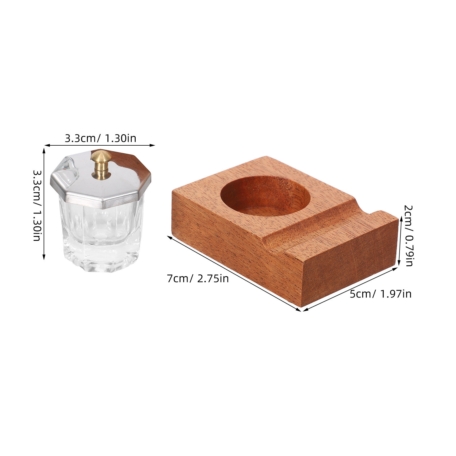1Set Wooden Dip Pen Stand Call - Calligraphy Ink Bottle ulasan dan harga