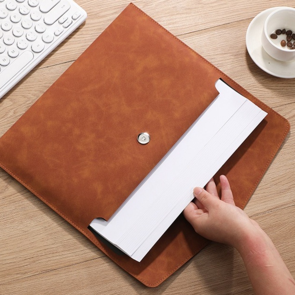File Bag PU Leather Archive Fo - Supply Of Office Stationery ulasan dan harga